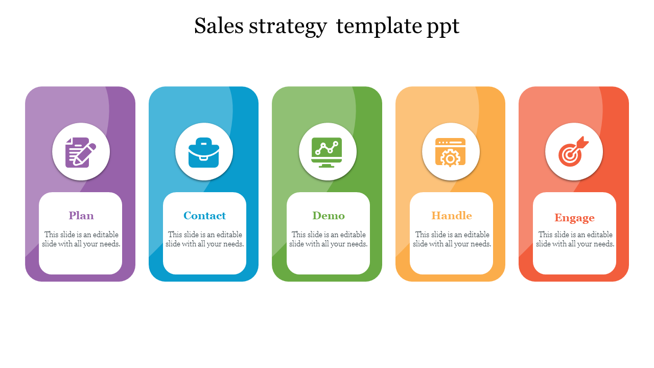 Sales strategy  template ppt  